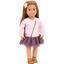 Кукла Our Generation Виена в розовой кожаной куртке, 46 см (BD31101Z) - миниатюра 1