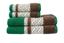 Полотенце Hobby Nazende, 90х50 см, зеленый с коричневым (313729) - миниатюра 3