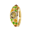 Кварцовий годинник Supretto з квітковим орнаментом, золотистий (50820003) - мініатюра 1