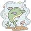 Водяні розмальовки Талант Морські тварини (8w-seanim) - миниатюра 2
