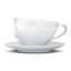 Чашка з блюдцем для кави Tassen Щастя 200 мл, порцеляна (TASS14301/TA) - мініатюра 4