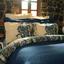 Набор постельное белье с покрывалом Karaca Home Ornella Indigo, евро, индиго, 7 предметов (svt-2000022316569) - миниатюра 2