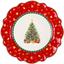 Тарілка підставна Lefard Christmas delight, 28 см, червона (985-142) - мініатюра 1
