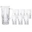 Набір для напоїв LeGlass: глечик, 1 л + склянки по 250 мл, 7 предметів (600-005) - мініатюра 1