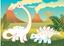 Первая раскраска Кристал Бук Динозавры, с цветным контуром, с наклейками, 8 страниц (F00023900) - миниатюра 2