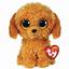 Мягкая игрушка TY Beanie Boo's Золотой пес Noodles, 15 см (36377) - миниатюра 1