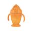 Поильник Baby Team, с силиконовой трубочкой и ручками, 9+ мес., 220 мл, оранжевый (5011_оранжевый) - миниатюра 1