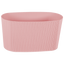 Горщик для квітів Serinova балконний з дренажем Sumela, 4.7 л, світло рожевий (SMLB-PudraPembe) - мініатюра 1