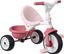 Трехколесный велосипед 3 в 1 Smoby Toys Би Муви Комфорт, розовый (740415) - миниатюра 2