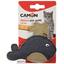 Іграшка для котів Camon Джинсовий кит, з ароматом котячої м'яти, 11 см - мініатюра 1
