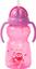 Поильник-непроливайка Курносики, с силиконовой трубочкой, с ручками, от 9 мес., 300 мл, розовый (7024 рож) - миниатюра 2