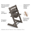 Набор Stokke Tripp Trapp Hazy Grey: стульчик, спинка с ограничителем Baby Set и кресло для новорожденных Newborn (k.100126.00) - миниатюра 2