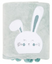 Дитячий плед Irya Bunny, 120х75 см, ментоловий (svt-2000022281898) - мініатюра 2