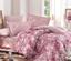 Комплект постільної білизни Hobby Exclusive Sateen Romina, сатин, євростандарт, 220х200 см, рожевий (8698499122857) - мініатюра 1