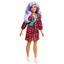 Лялька Barbie Модниця у клітчастій сукні (GRB49) - мініатюра 2