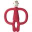 Іграшка-прорізувач Matchstick Monkey Мавпочка, без хвоста, 11 см, червона (MM-ONT-019) - мініатюра 1