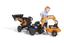 Детский трактор на педалях Falk 967N Case CE, с прицепом и ковшами, оранжевый (967N) - миниатюра 5