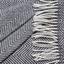 Плед Love You Зиг-Заг, шерсть мериноса, 200х140 см, серый (4241) - миниатюра 3