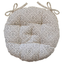 Круглая подушка для стула Прованс Bella d-40, витраж, серый (13574) - миниатюра 1