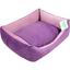 Лежак Lucky Pet Лира-new №1 40х50х16 см фиолетовый - миниатюра 1