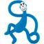 Игрушка-прорезыватель Matchstick Monkey Танцующая Обезьянка, 14 см, синяя (MM-DMT-002) - миниатюра 1