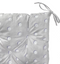 Подушка для стільця Прованс Super, 40x40 см, сірий (25192) - мініатюра 3