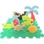 Детский развивающий игровой коврик-пазл Baby Great Приключение пиратов, с бортиком, 153х122 см (GB-M1501Е) - миниатюра 2