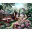 Картина по номерам ZiBi Art Line Розовый сад 40х50 см (ZB.64105) - миниатюра 1