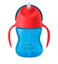 Чашка с трубочкой Philips Avent 9+ мес, синий с красным, 200 мл (SCF796/01) - миниатюра 1