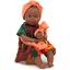 Кукла Nines d`Onil Maria с малышом в оранжевой чалме, 45 см (6303) - миниатюра 1