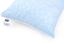 Подушка пухова MirSon Karmen №1821 Bio-Blue м'яка, пух 50%, 60х60 см, біло-блакитна (2200003012576) - мініатюра 3