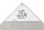 Рушник з капюшоном BabyOno Білочка, 100х100 см, сірий (346/03) - мініатюра 2