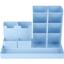 Настільний органайзер Yes My story crystal, з наліпками, 5 предметів, блакитний (450121) - мініатюра 1