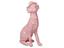Статуэтка декоративная Lefard Леди Дог, 35 см, розовый (101-771) - миниатюра 1