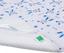 Багаторазова непромокальна пелюшка Еко Пупс Soft Touch Premium Зайчата, 50х70 см, білий з синім - мініатюра 2