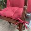 Подушка на стілець Прованс, 40х40 см, бордовий (21387) - мініатюра 2
