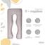 Подушка Ideia П-подібна для вагітних та відпочинку, 140x75x20 см, світло-сіра (8-33724 сірий/св.сірий) - мініатюра 4