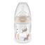Бутылочка для кормления NUK First Choice Plus Сафари, c силиконовой соской, 150 мл, бежевый (3952400) - миниатюра 1