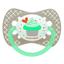 Силіконова симетрична пустушка Canpol Babies Cupcake, сірий, 0-6 міс. (23/282_grey) - мініатюра 1
