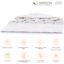 Одеяло шерстяное MirSon Luxury Exclusive №1365, зимнее, 220x240 см, белое - миниатюра 5