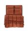 Комплект постельного белья Penelope Catherine brick red, хлопок, евро (200х160+35см), коричневый (svt-2000022292054) - миниатюра 1