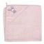 Рушник з куточком Ceba Baby Tencel Line Bunny, 100х100 см, рожевий (8971287) - мініатюра 1