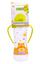 Пляшечка для годування Baby Team, з ручками і силіконовою соскою, 250 мл, салатовий (1411_салатовый) - мініатюра 3
