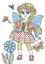 Волшебная водная раскраска Кристал Бук Цветочные феи, 8 страниц (F00024296) - миниатюра 3