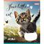 Набор тетрадей 1 Вересня Your little cat, в линию, 12 листов, 25 шт. (766537) - миниатюра 1