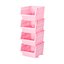 Набір кошиків Violet House Бамбу Pink, рожевий, 4 шт. (1021 Бамбу PINK Набір 4 шт) - мініатюра 1