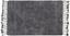Набір килимків Irya Paloma k.gri, 90х60 см і 60х40 см, темно-сірий (svt-2000022277761) - мініатюра 3