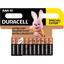 Щелочные батарейки мизинчиковые Duracell 1.5 V AAA LR03/MN2400, 10 шт. (5000394152557) - миниатюра 2