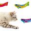 Іграшка для котів Barksi Веселі рибки з котячою м'ятою та дзвіночком 16.5 см 3 шт. - мініатюра 8