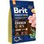 Сухий корм для цуценят середніх порід Brit Premium Dog Junior М, з куркою, 3 кг - мініатюра 1